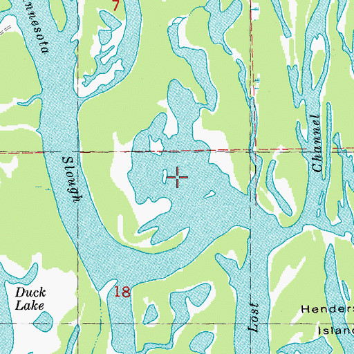 Topographic Map of Fish Lake, IA