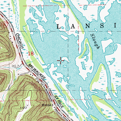 Topographic Map of Phillipi Lake, IA
