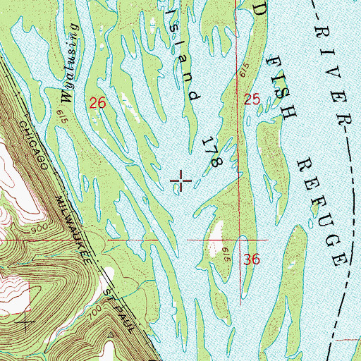 Topographic Map of Methodist Lake, IA