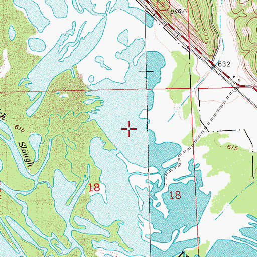 Topographic Map of Glass Lake, WI