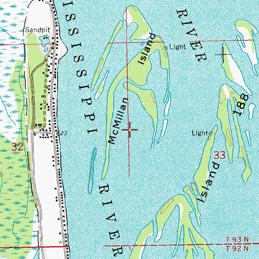 Topographic Map of Goose Pond, IA