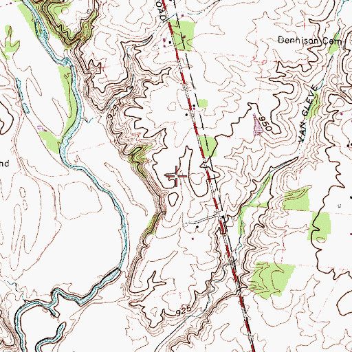 Topographic Map of Triple C Farm, OH