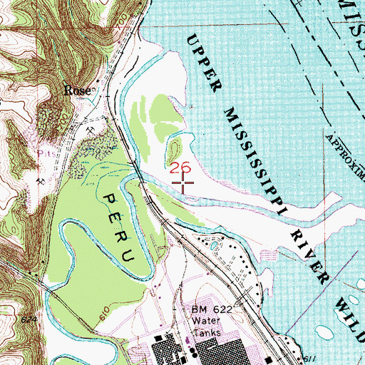 Topographic Map of John Deere Marsh, IA
