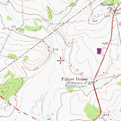 Topographic Map of Mid-Atlantic Region - 2-digit Hydrologic Unit Code - 02, PA
