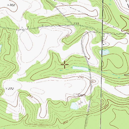 Topographic Map of South Atlantic-Gulf Region - 2-digit Hydrologic Unit Code - 03, GA