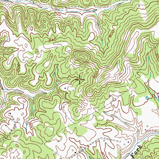 Topographic Map of Ohio Region - 2-digit Hydrologic Unit Code - 05, KY
