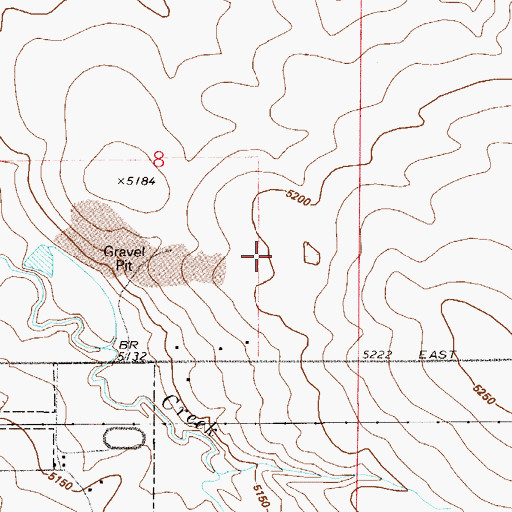Topographic Map of Landmark Academy, CO