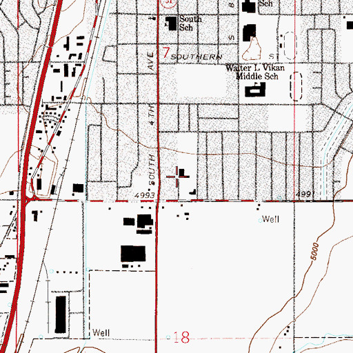 Topographic Map of Brighton Adventist Academy, CO