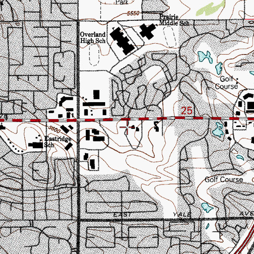 Topographic Map of ITT Technical Institute, CO