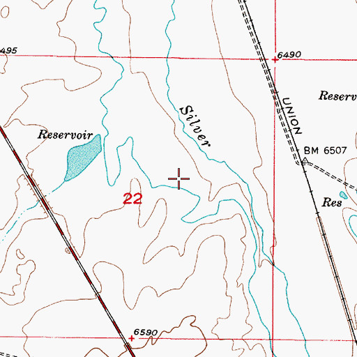 Topographic Map of Summit County Sheriff's Office, UT
