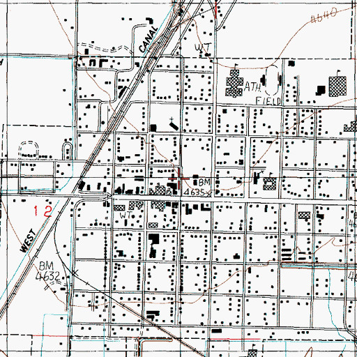 Topographic Map of Millard County Sheriffs Office Delta Substation, UT