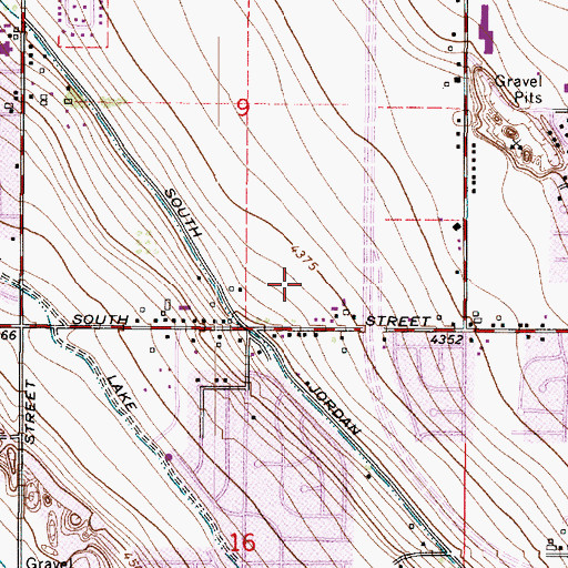 Topographic Map of Unified Police Department of Greater Salt Lake - Taylorsville City, UT