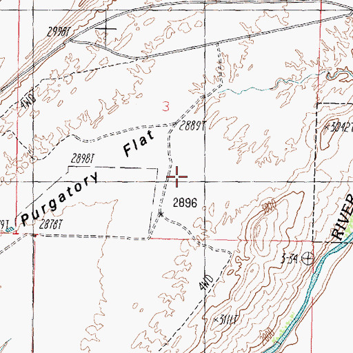 Topographic Map of Utah Highway Patrol Section 12 Hurricane Office, UT