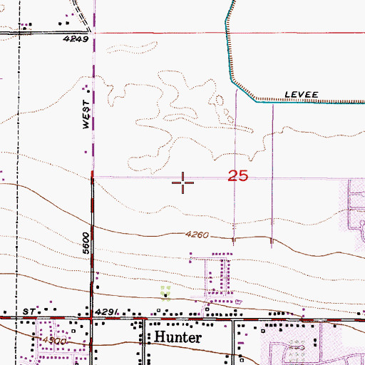 Topographic Map of West Valley City Police Department West Substation, UT