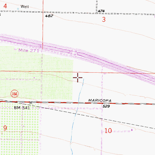 Topographic Map of Pleitito Creek, CA