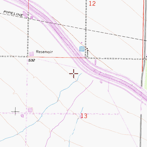Topographic Map of Pleito Creek, CA