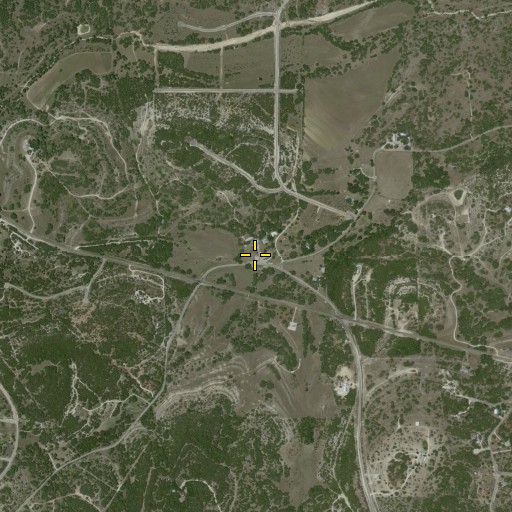 Aerial/Satellite Image of Fischer Post Office, TX