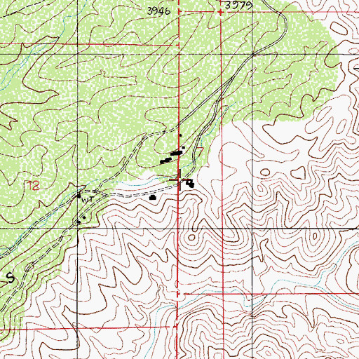 Topographic Map of Casa del Oro, AZ
