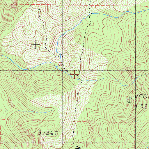 Topographic Map of Rincon Trail, CA