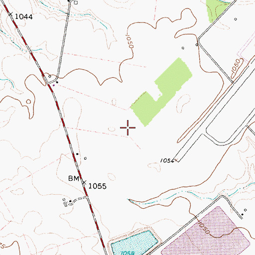 Topographic Map of Clinton County Sheriff's Office, OH