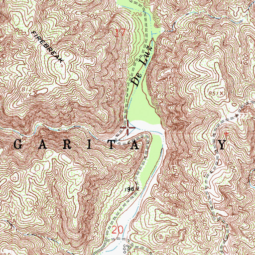 Topographic Map of Roblar Creek, CA