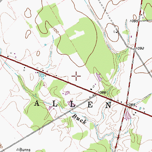 Topographic Map of Ohio State Highway Patrol - Marysville Patrol Post, OH