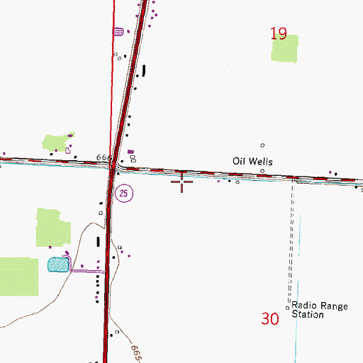 Topographic Map of Ohio State Highway Patrol - Bowling Green Patrol Post, OH