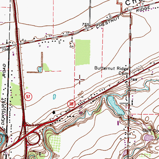 Topographic Map of Ohio State Highway Patrol - Elyria Patrol Post, OH