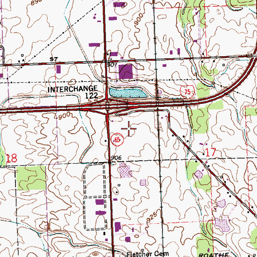 Topographic Map of Orthopaedic Institute of Ohio Health System, OH