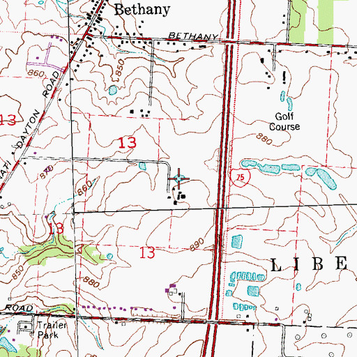 Topographic Map of Cincinnati Children's Hospital Medical Center - Liberty Campus, OH
