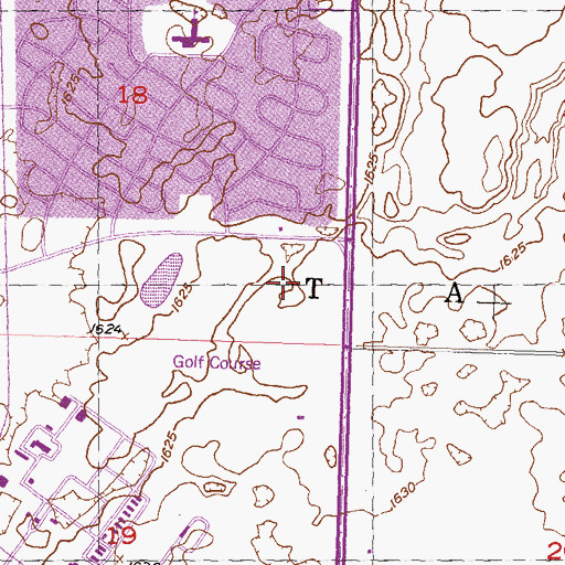 Topographic Map of United States Air Force Regional Hospital, ND