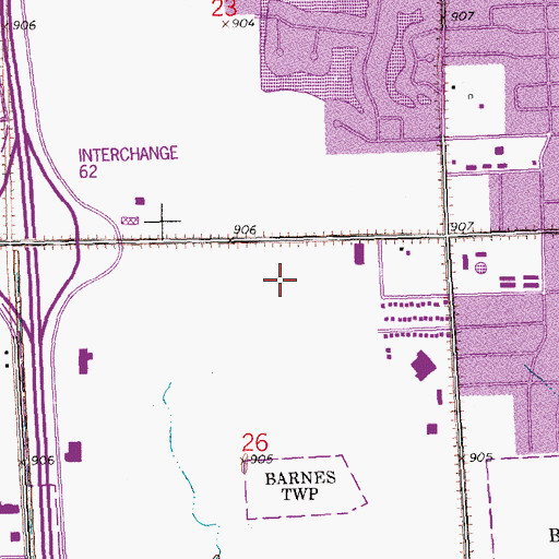 Topographic Map of Essentia Health Medical Center - Fargo, ND