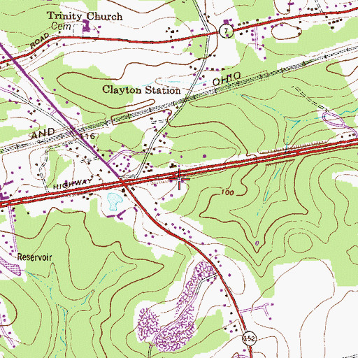 Topographic Map of Harford County Sheriff's Office Southern Precinct, MD