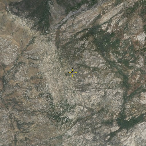 Aerial/Satellite Image of Rodriguez Mountain, CA