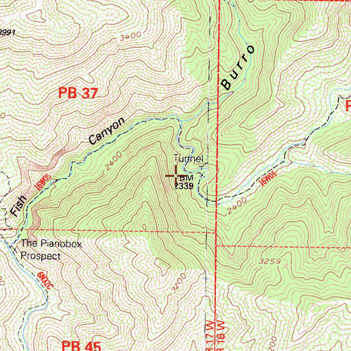 Topographic Map of Rogers Camp, CA