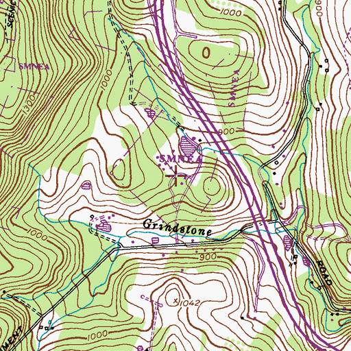 Topographic Map of Maryland Natural Resource Police Echo Lake Area Office, MD
