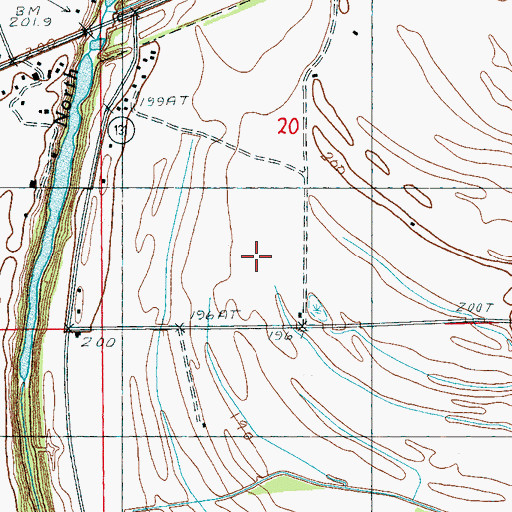 Topographic Map of Arkansas Department of Corrections East Arkansas Regional Unit, AR
