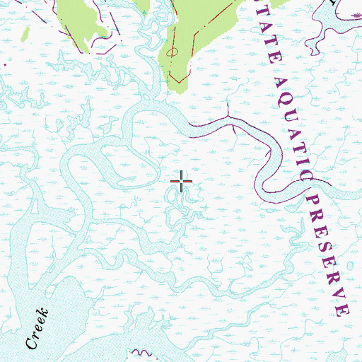 Topographic Map of Timucuan Ecological and Historic Preserve, FL