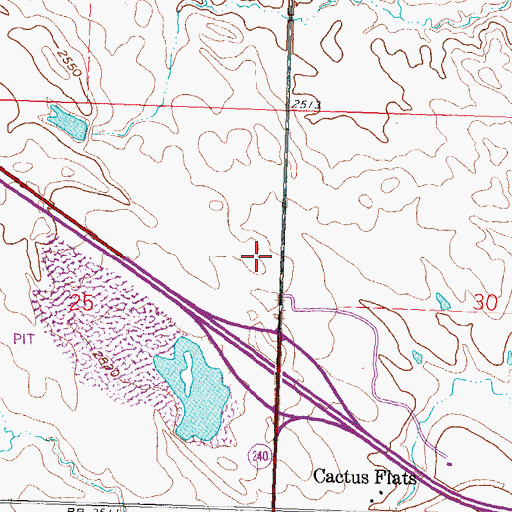 Topographic Map of Minuteman Missile National Historic Site, SD