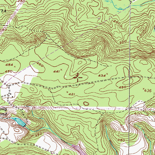 Topographic Map of East Georgia Police Academy, GA