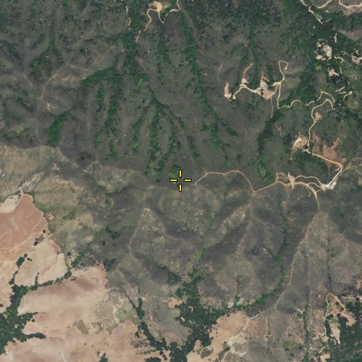 Aerial/Satellite Image of Rusty Peak, CA