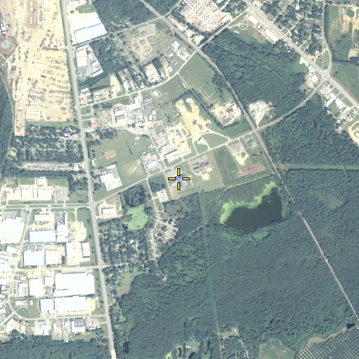 Aerial/Satellite Image of Georgia State Patrol Troop H Post 31 Valdosta, GA