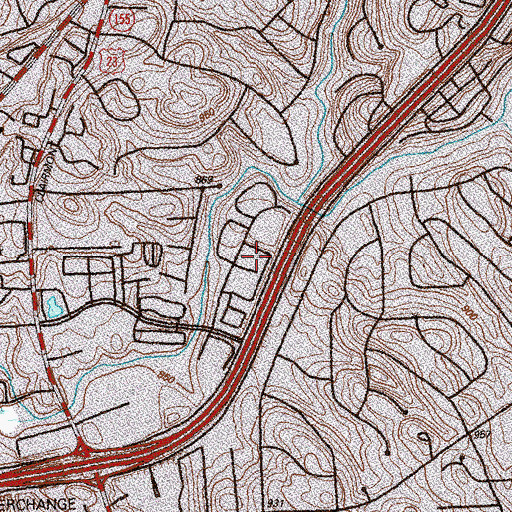Topographic Map of Bureau of Alcohol Tobacco Firearms and Explosives Atlanta Field Division, GA