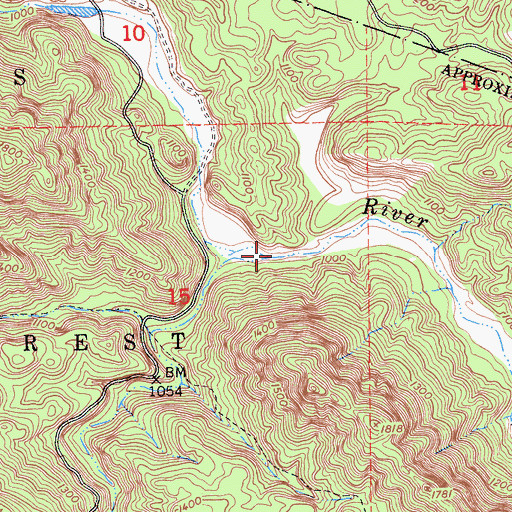 Topographic Map of Salmon Creek, CA