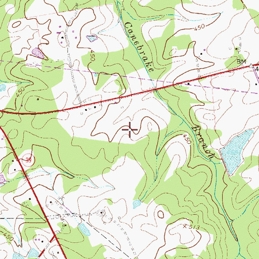 Topographic Map of South Carolina Highway Patrol Troop 2 Post C, SC
