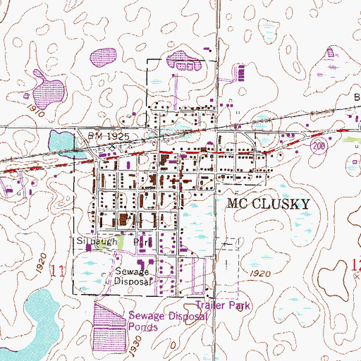 Topographic Map of Sheridan County Sheriff's Office, ND