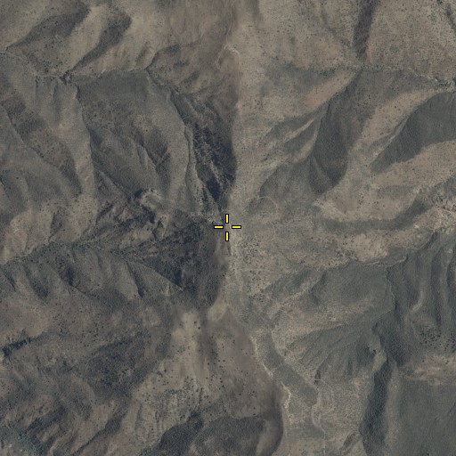 Aerial/Satellite Image of Castle Dome, AZ