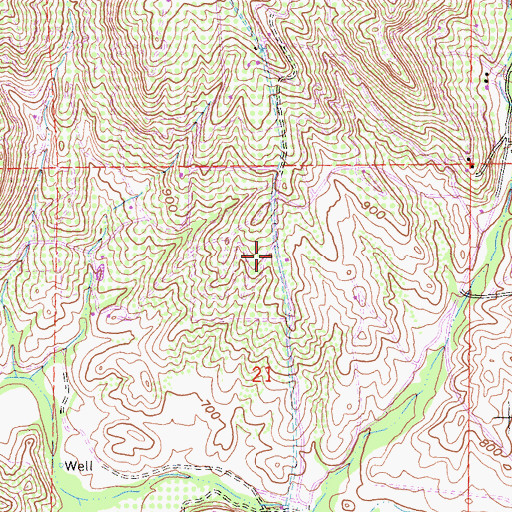 Topographic Map of San Diego Aqueduct, CA