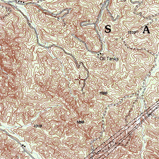 Topographic Map of San Francisco, CA