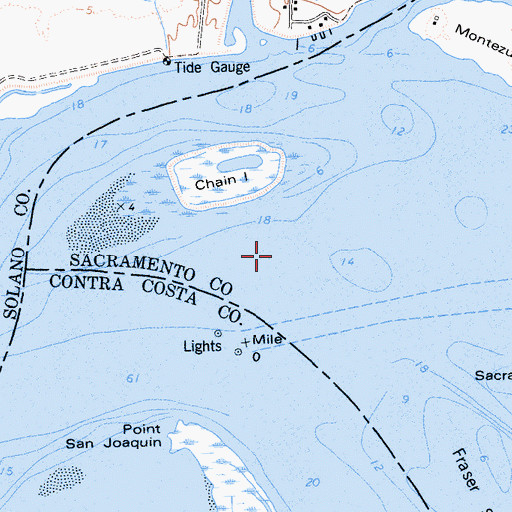 Topographic Map of San Joaquin River, CA